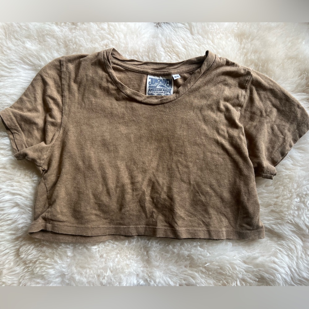 Jungmaven Crop Top in Coyote